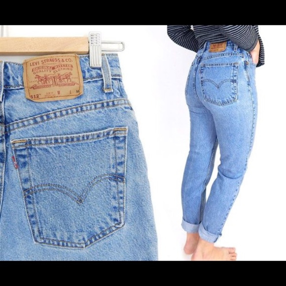 Vintage High-waisted Levi’s Jeans.